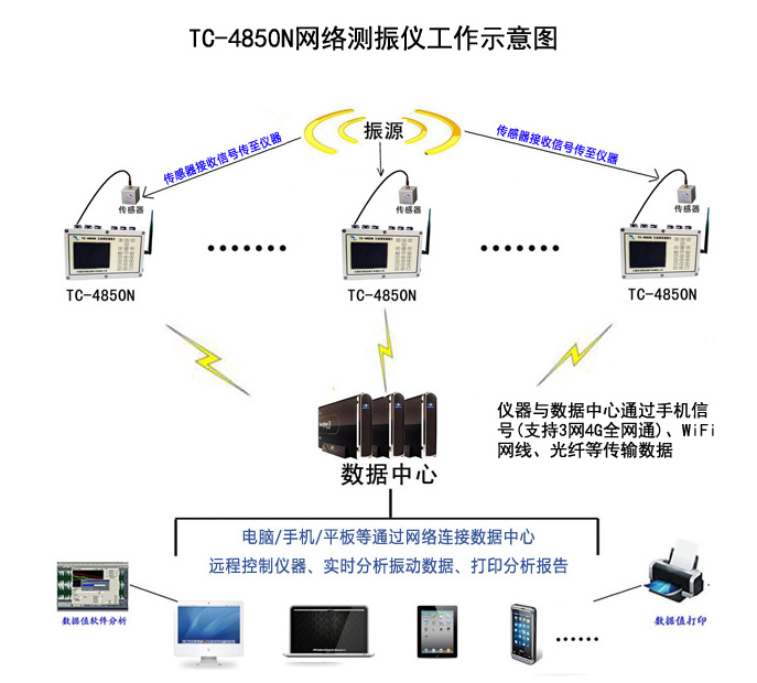 4850N无线网络测振仪原理图片